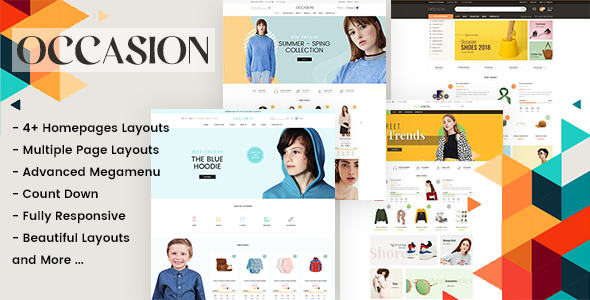 OCCASION Responsive Shopify Template